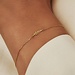 Isabel Bernard Monceau Giselle bracelet en or 14 carats avec plume
