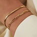 Isabel Bernard Aidee Louise 14 karat gold bracelet with chains