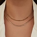 Isabel Bernard Aidee Louise 14 karat gold necklace with chains