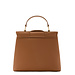 Isabel Bernard Femme Forte Lacy camel calfskin leather handbag