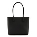 Isabel Bernard Honoré Lysanne black calfskin leather shopper