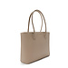 Isabel Bernard Honoré Lysanne bolso shopper taupe de cuero vacuno