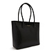 Isabel Bernard Honoré Lysanne bolso shopper croco negro de cuero vacuno