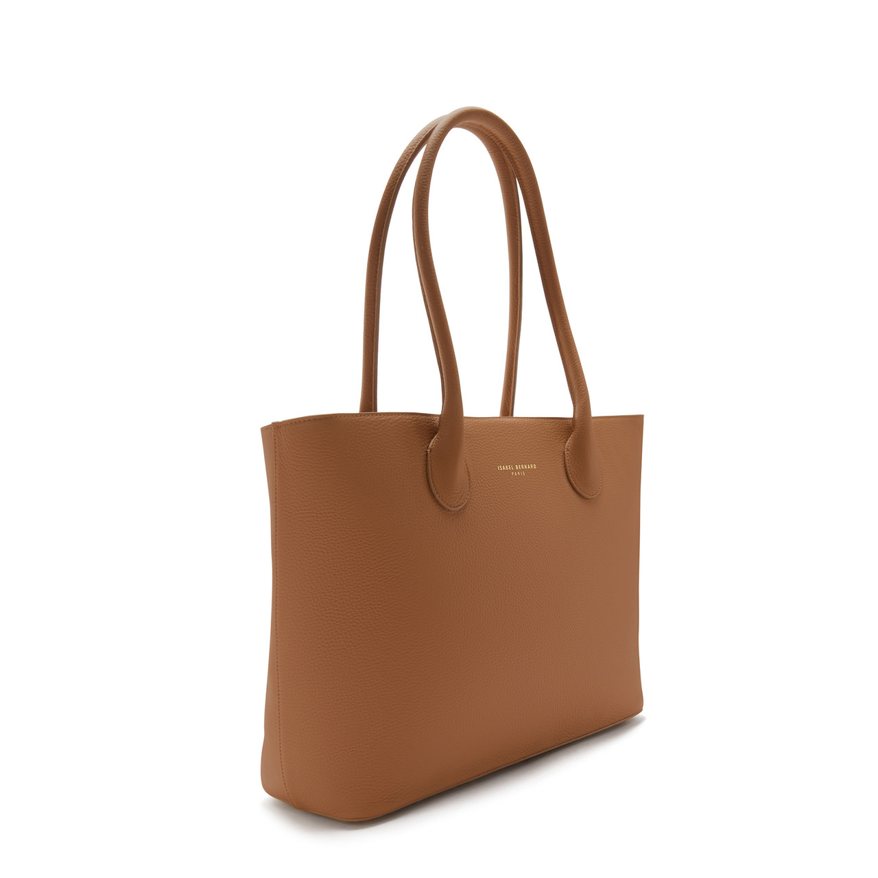 Isabel Bernard Honoré Lysanne camel calfskin leather shopper