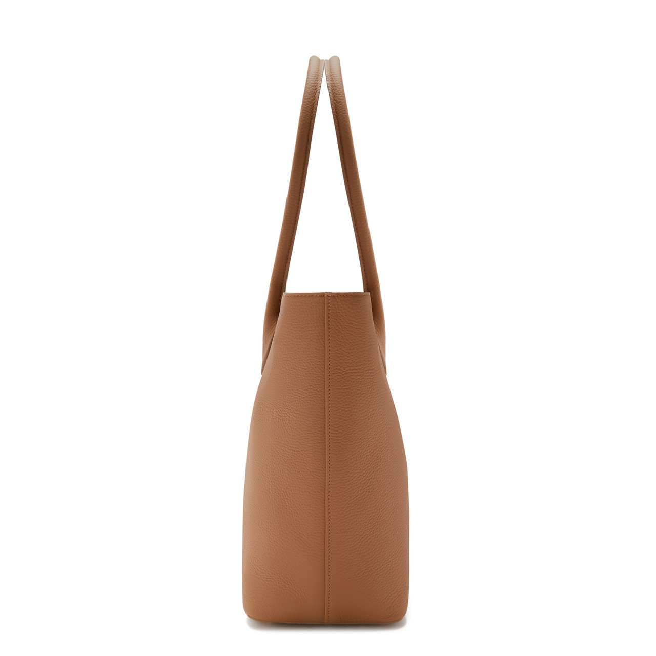 Isabel Bernard Honoré Lysanne camel calfskin leather shopper