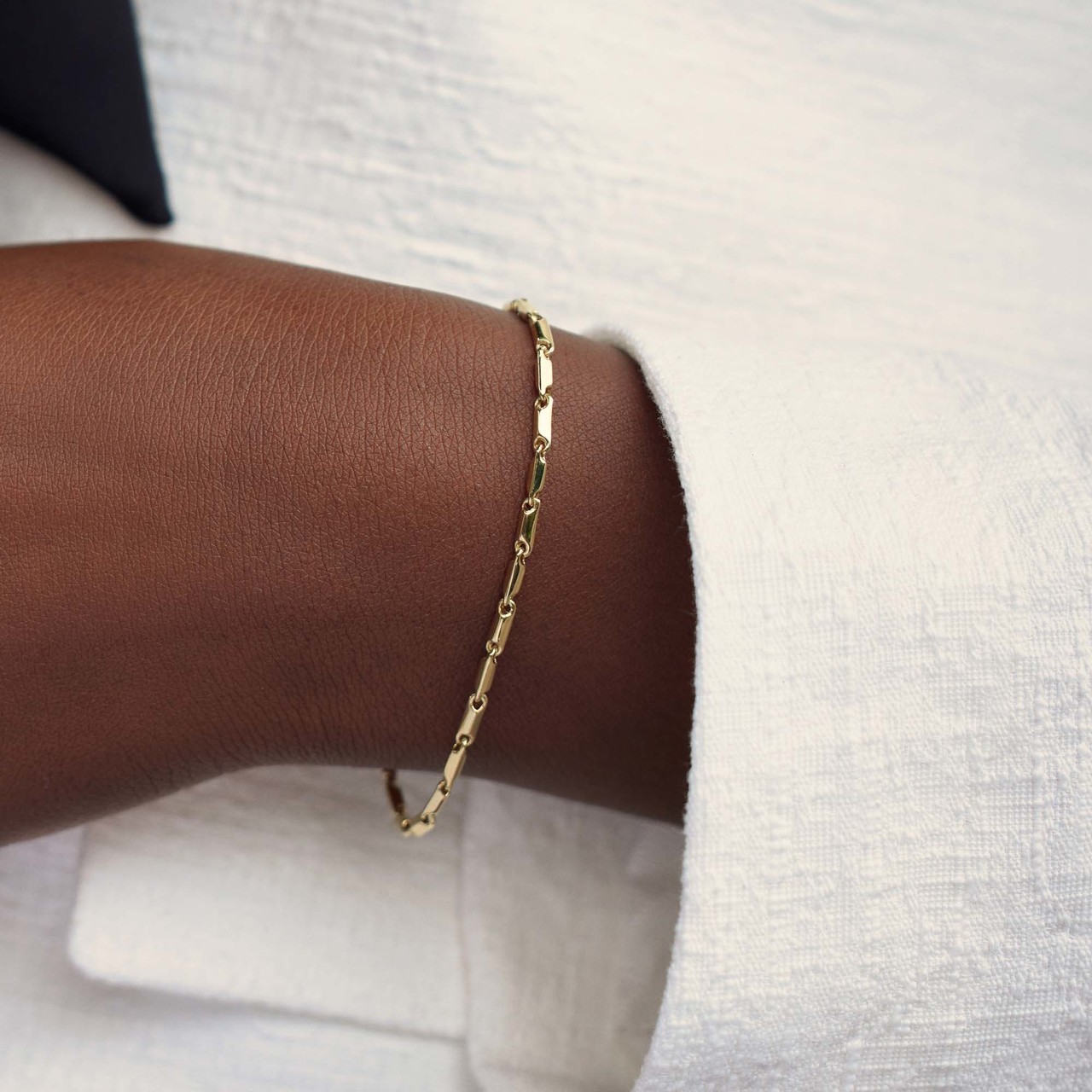 Isabel Bernard Aidee Mariet 14 karat gold bracelet