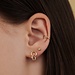 Isabel Bernard Rivoli Lisan 14 karat gold drop earrings with twist