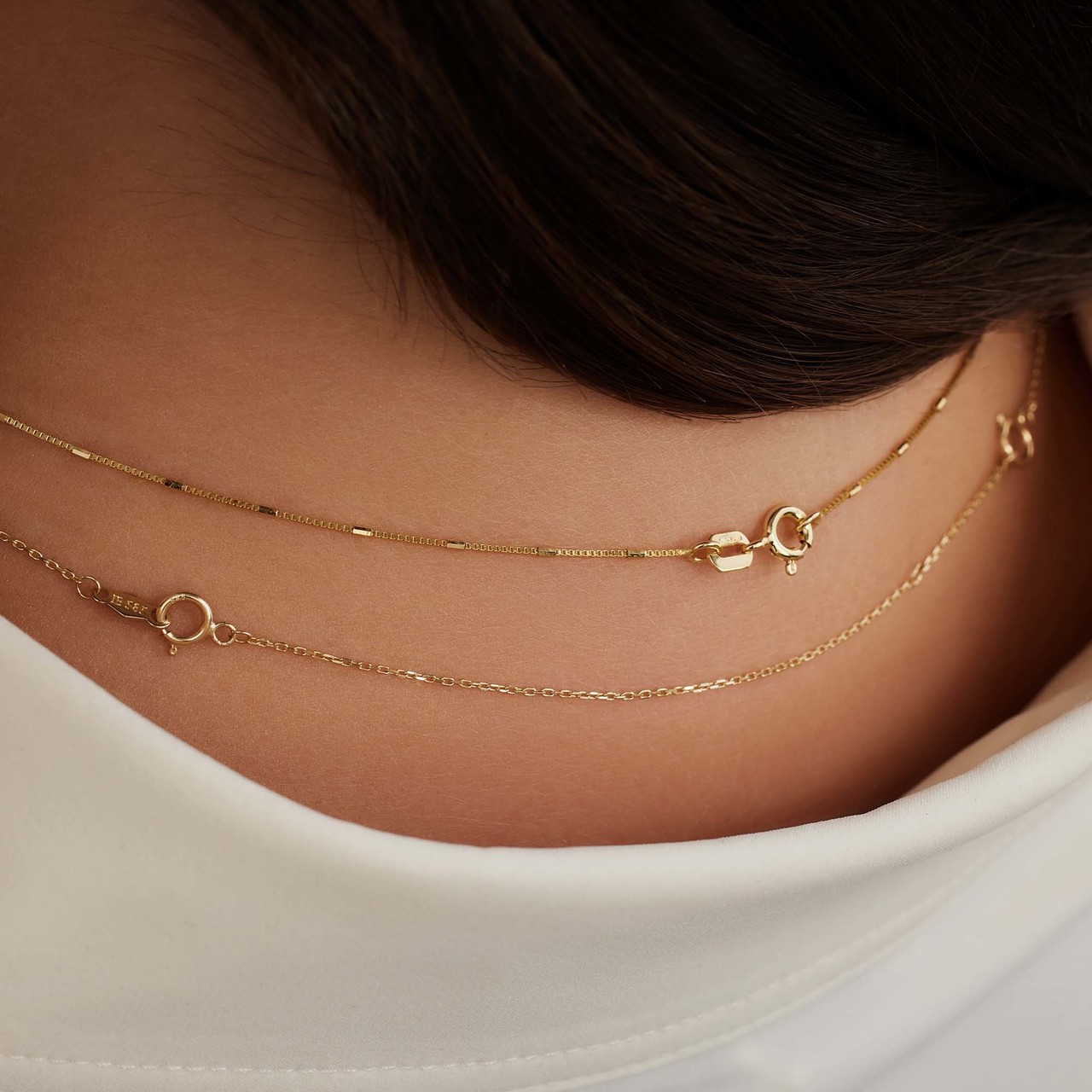 Isabel Bernard Rivoli Nicole 14 karat gold necklace extender