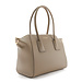 Isabel Bernard Femme Forte Charlotte taupe calfskin leather handbag