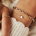Isabel Bernard Belleville Nova bracelet en or 14 carats avec nacre