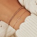 Isabel Bernard La Concorde Amore 14 karaat rosé gouden armband met hartje