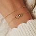 Isabel Bernard Belleville Amore bracelet en or 14 carats avec le coeur