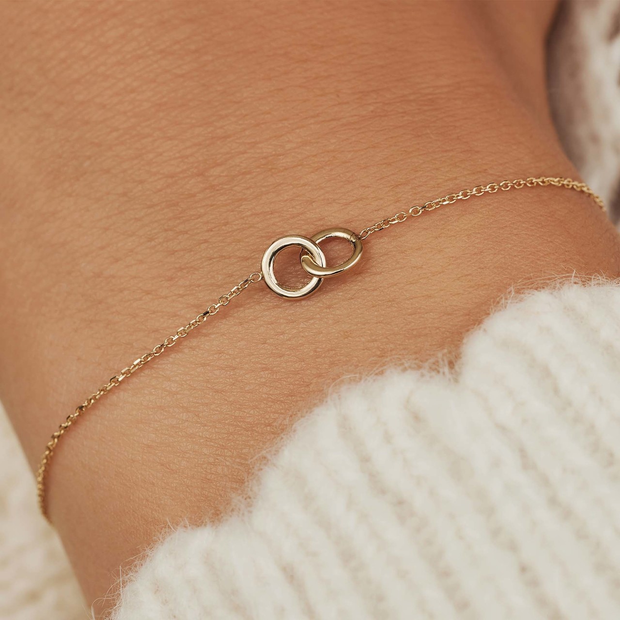 Isabel Bernard Le Marais Zoé 14 karat gold bracelet with rings