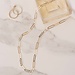 Isabel Bernard Aidee Odile 14 karat gold link necklace