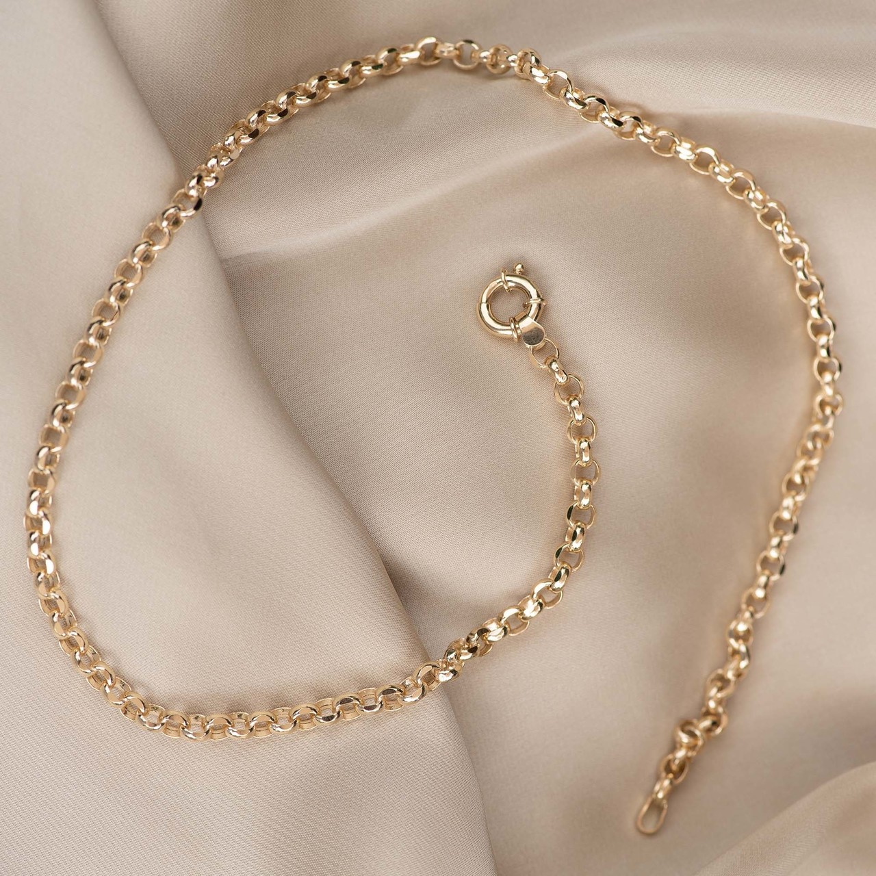 Isabel Bernard Aidee Pauline 14 karat gold necklace with chains