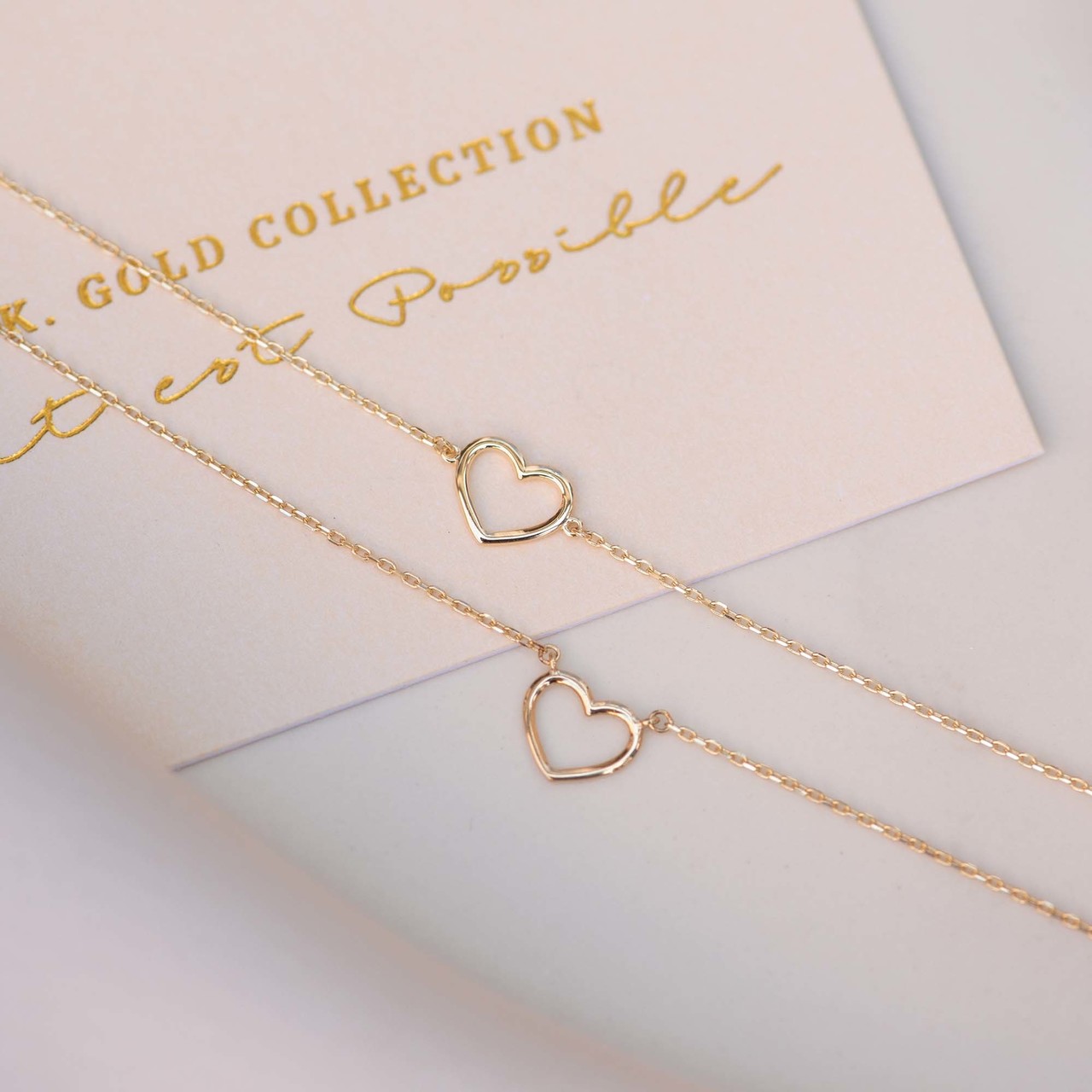 Isabel Bernard Belleville Amore 14 karat gold necklace with heart