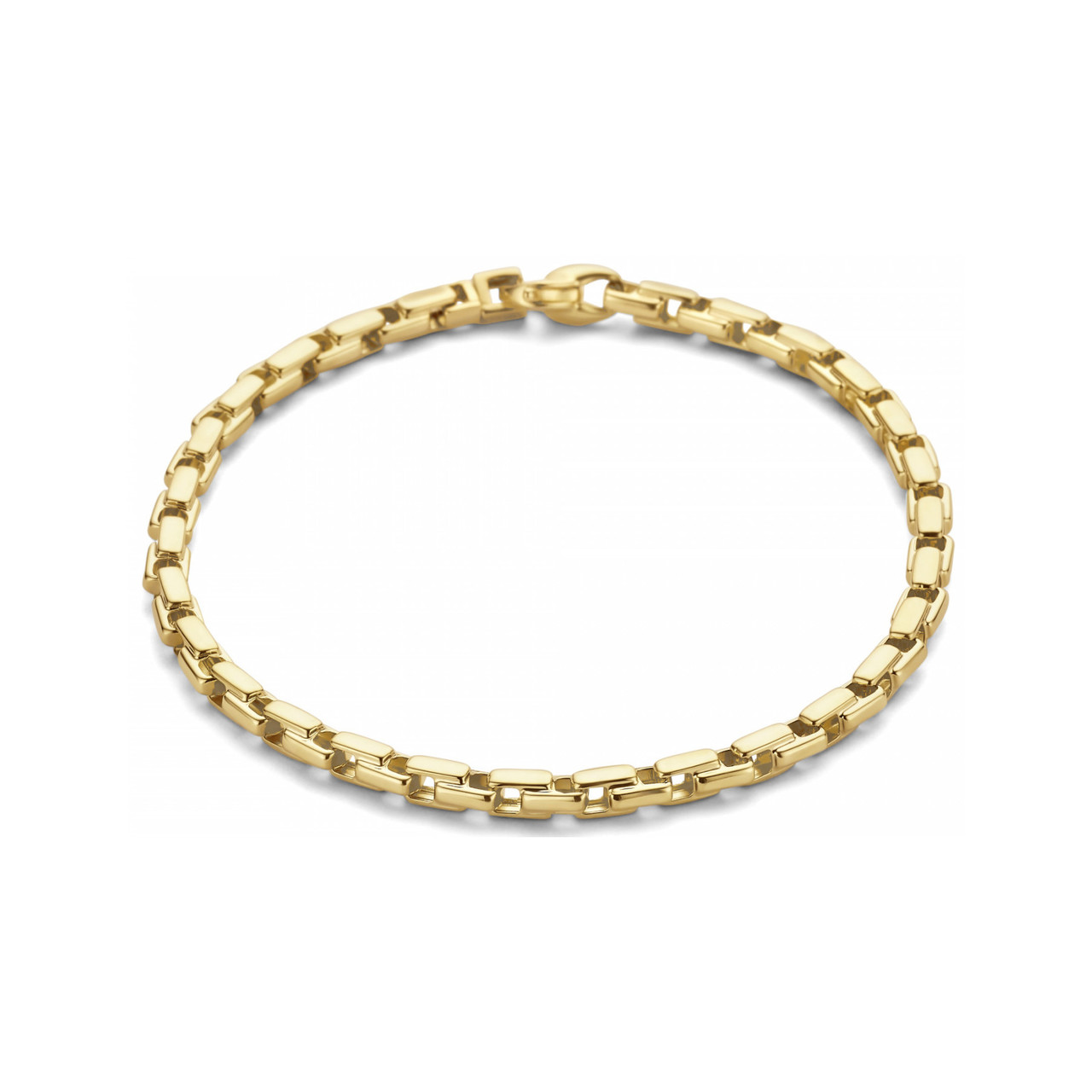 Primal Gold 14 Karat Yellow Gold 5.8mm Hand Fancy Link Bracelet -  Walmart.com