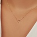 Isabel Bernard La Concorde Alizée collana in oro rosa 14 carati con il cuore