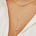 Isabel Bernard Belleville Luna collar de oro de 14 quilates con perlas de agua dulce