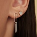 Isabel Bernard Aidee Ayla 14 karat gold drop earrings with links