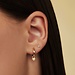 Isabel Bernard Le Marais De Buci 14 karat gold ear studs with zirconia