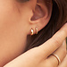Isabel Bernard Le Marais Anne-Colette 14 karat gold hoop earrings twist