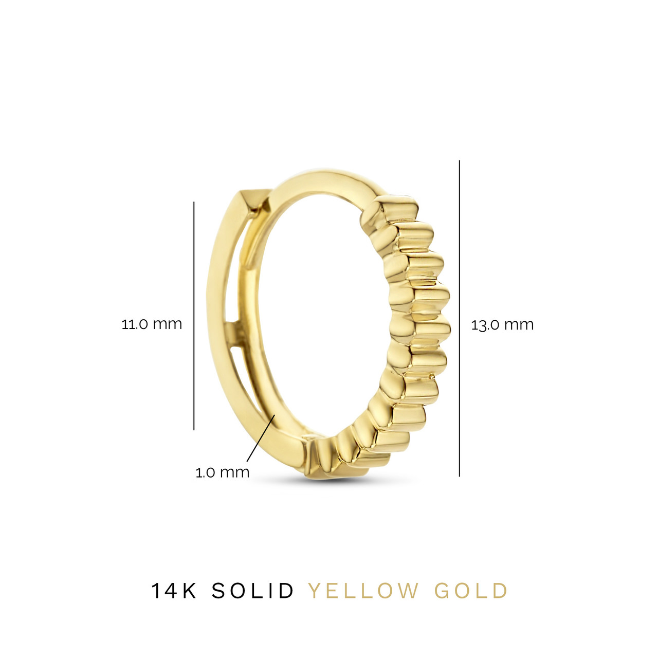 Isabel Bernard Rivoli Montgallet 14 karat gold hoop earrings