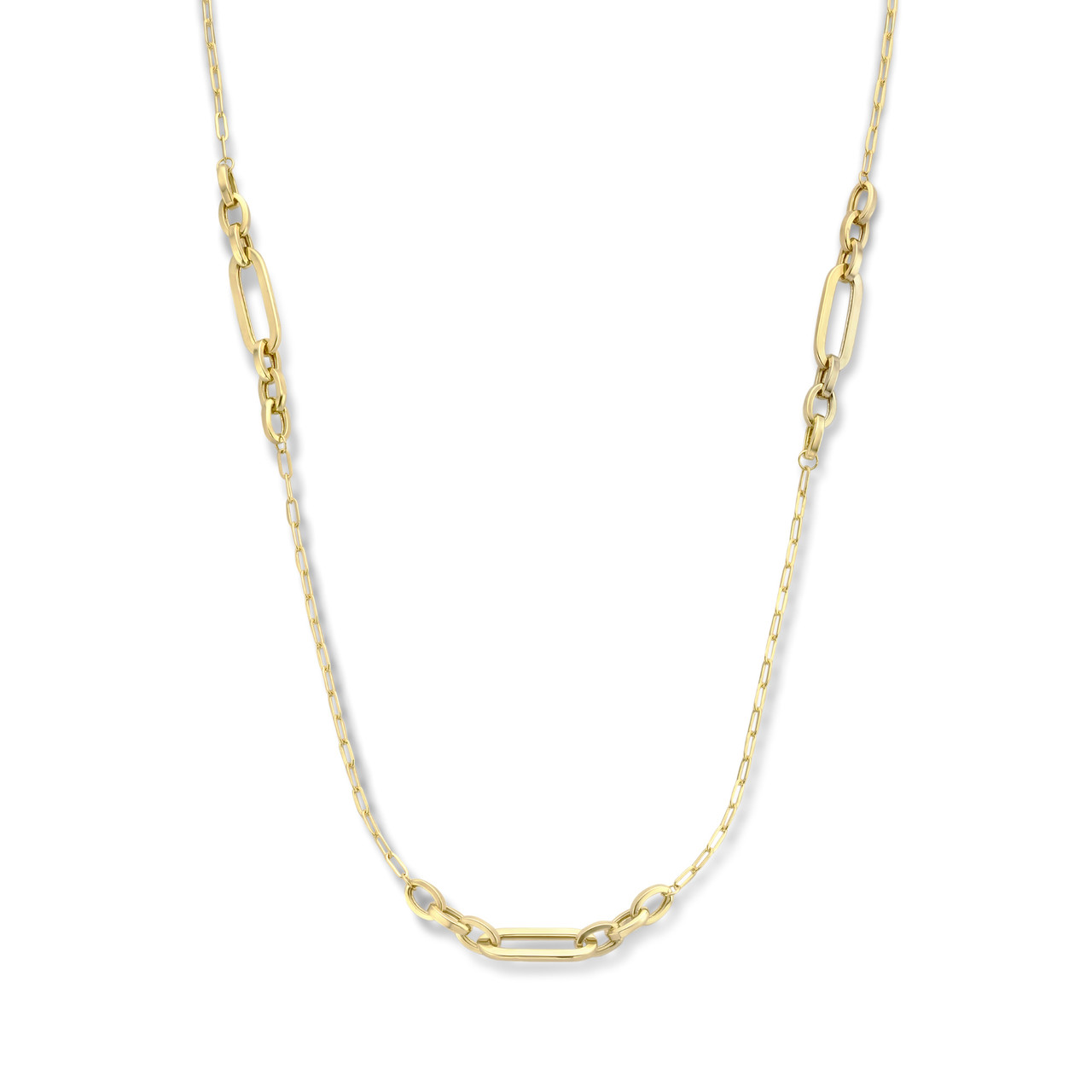 Isabel Bernard Aidee Amarante 14 karat gold necklace with chains