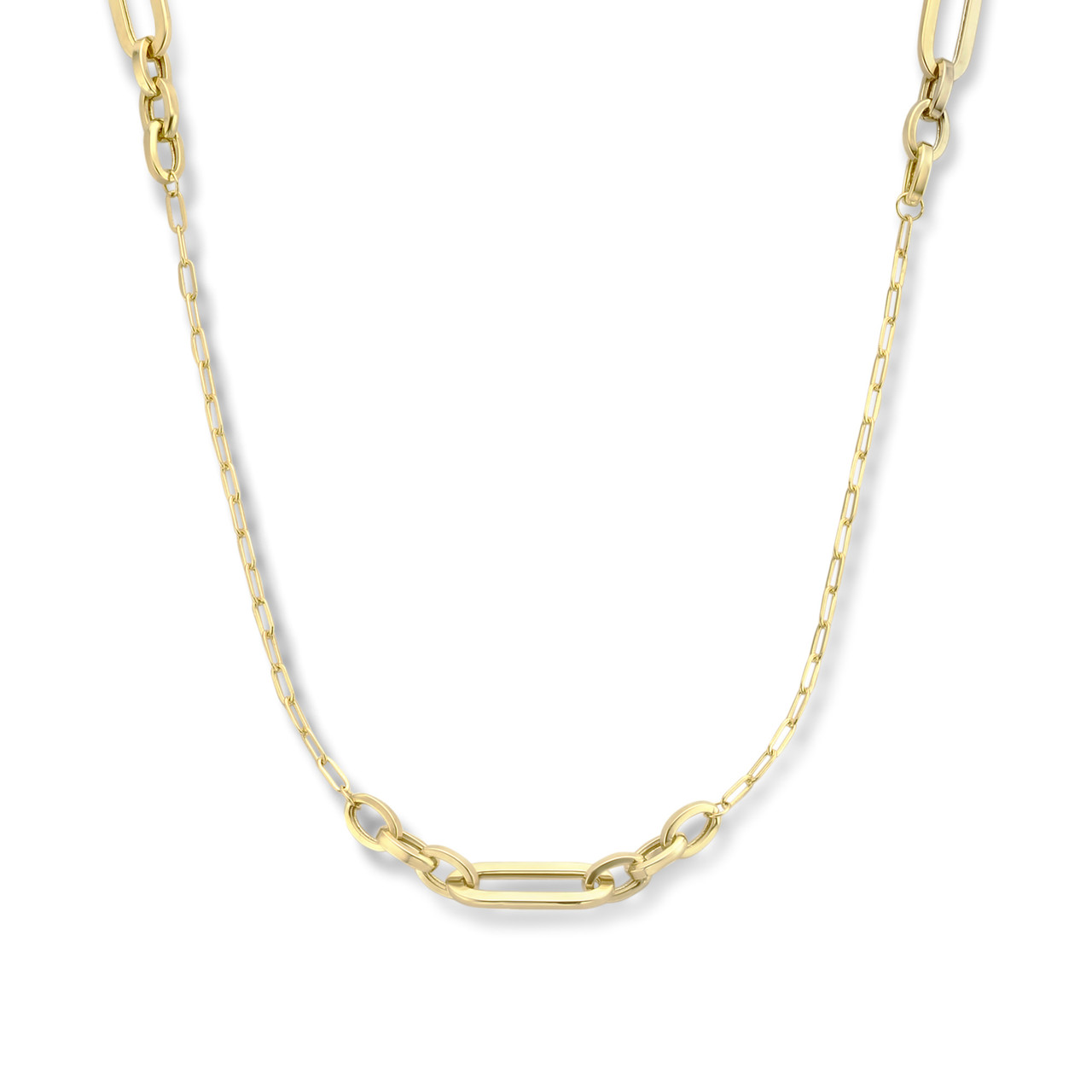 Isabel Bernard Aidee Amarante 14 karat gold necklace with chains