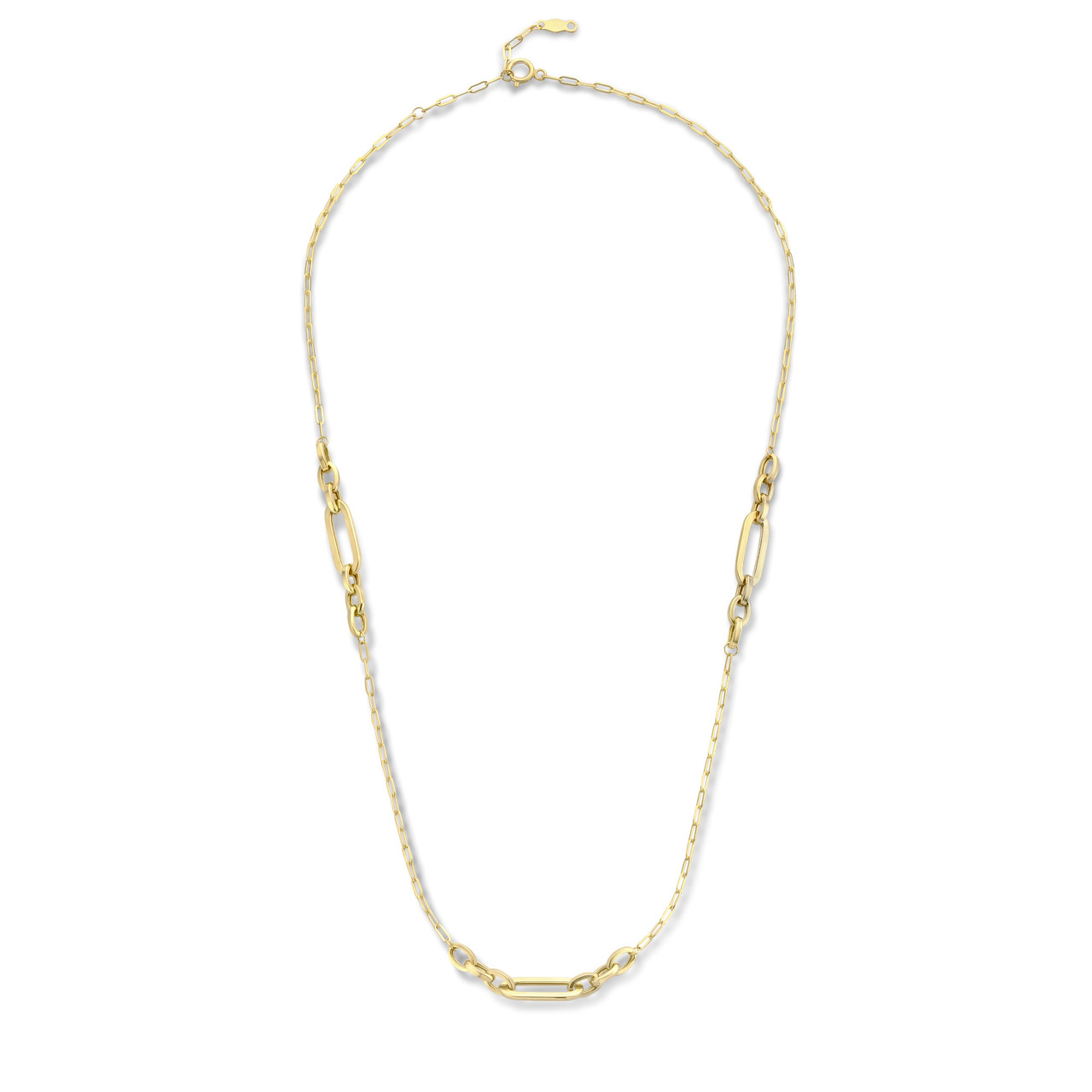 Isabel Bernard Aidee Amarante 14 karat gold necklace with chains