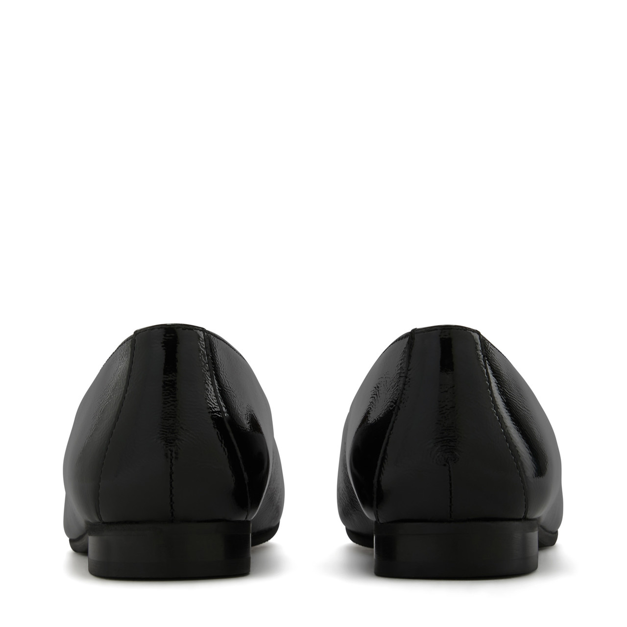 Isabel Bernard Vendôme Fleur black calfskin patent leather loafers