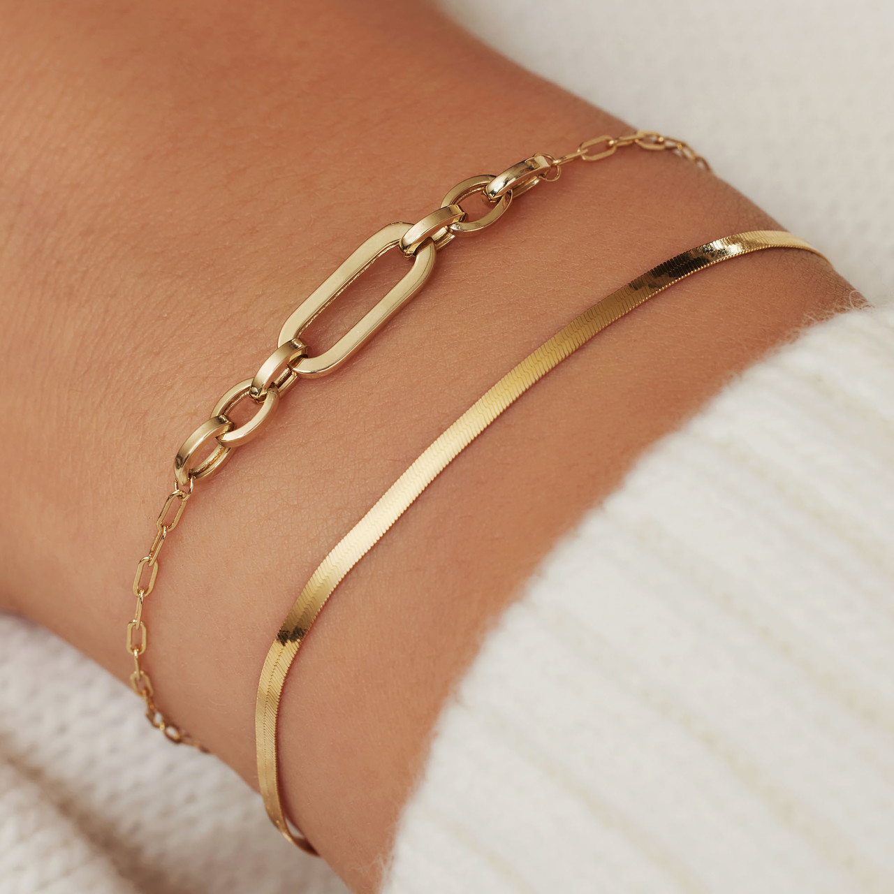 Dainty Gold Bracelet - 14k Gold Filled Bracelets for Women – Austin Down to  Earth