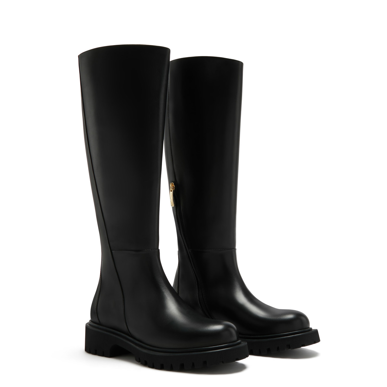 Isabel Bernard Vendôme Riva black calfskin leather boots