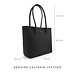 Isabel Bernard Honoré Lysanne bolso shopper negro de cuero vacuno