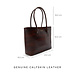 Isabel Bernard Honoré Lysanne kroko braune Shopper Tasche aus Kalbsleder