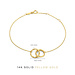 Isabel Bernard Rivoli Lisan 14 karat gold bracelet with twist