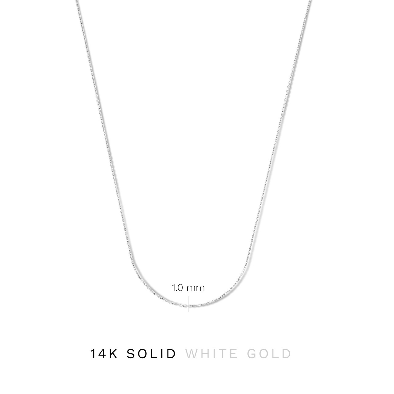 Isabel Bernard Saint Germain Nicole 14 karat white gold necklace