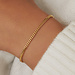 Isabel Bernard Aidee Julee 14 karat gold link bracelet