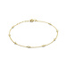 Isabel Bernard Rivoli Esmée 14 karat gold bracelet with zirconia stones