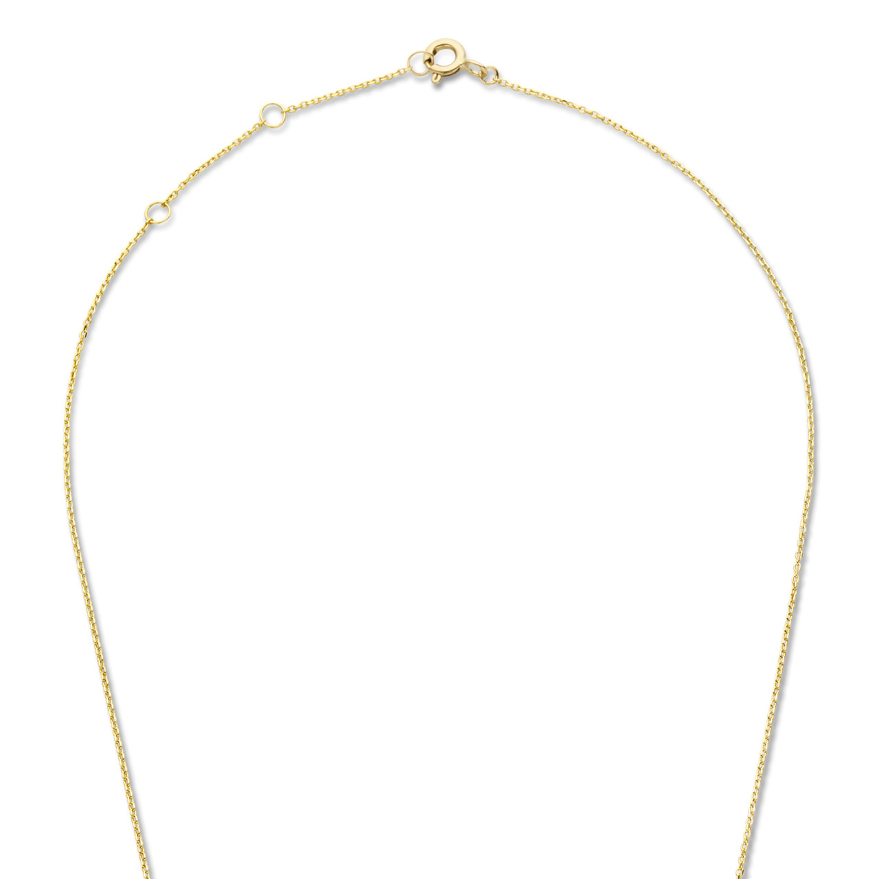 Isabel Bernard Rivoli Esmée 14 karat gold necklace with zirconia stones