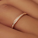 Isabel Bernard La Concorde Merle 14 karat rose gold ring with zirconia