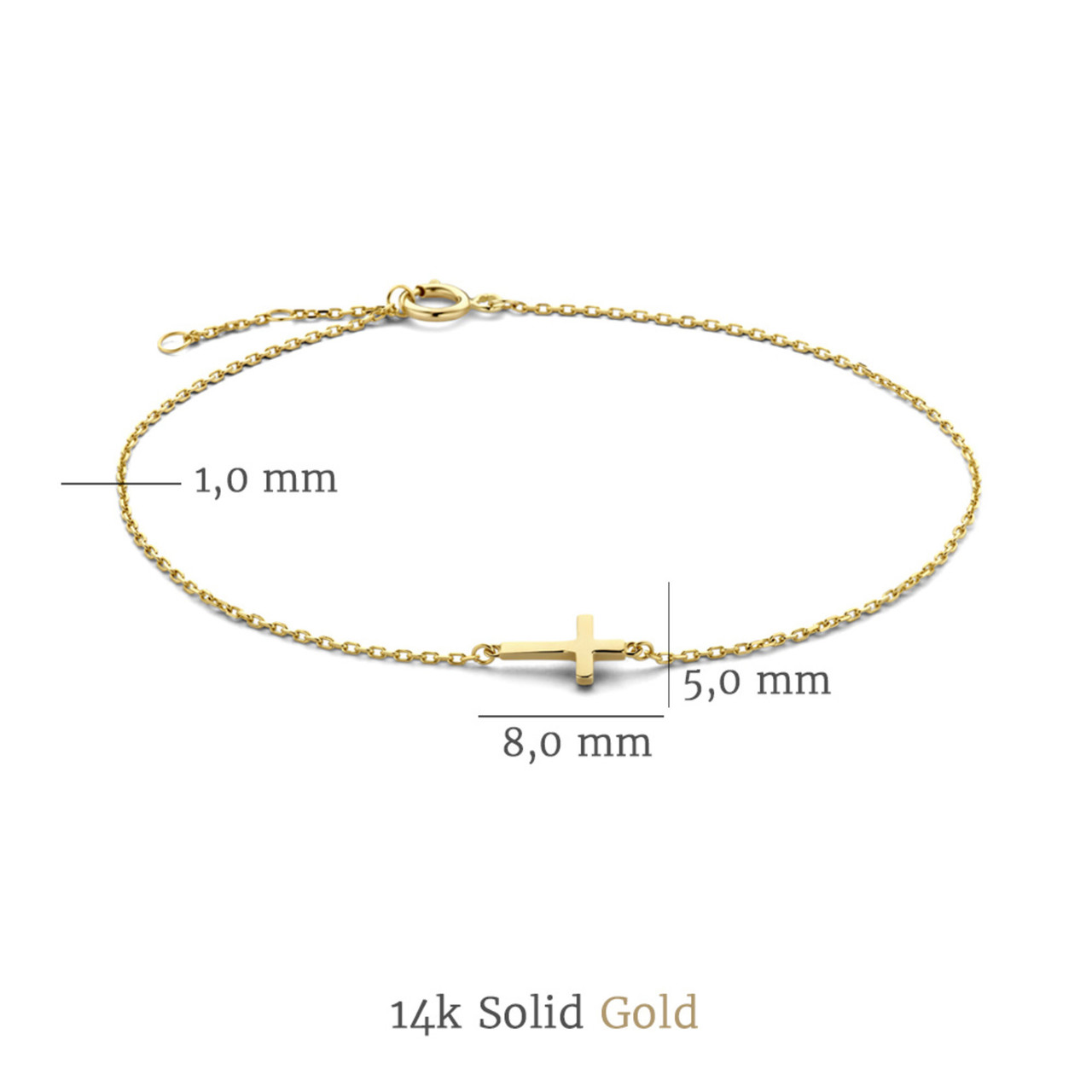Isabel Bernard Cadeau d'Isabel 14 karat gold necklace and bracelet gift set