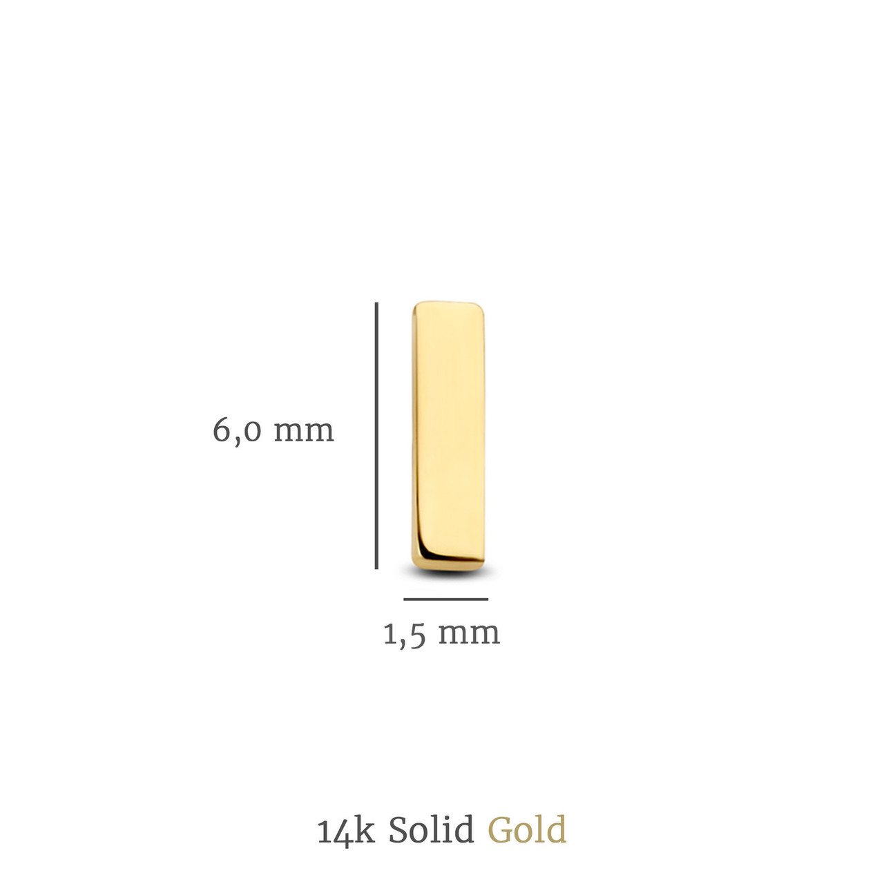 Isabel Bernard Cadeau d'Isabel 14 karat gold earring set with zirconia stones