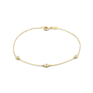 Isabel Bernard De la Paix Alfie 14 karaat gouden armband | diamant 0.12 ct