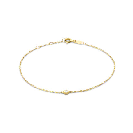 Isabel Bernard De la Paix Alfie pulseira de ouro de 14 quilates | diamante 0.05 ct