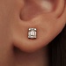 Isabel Bernard De la Paix Maxime clous d'oreilles en or 14 carats avec diamant 0.19 carat