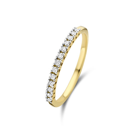 Isabel Bernard De la Paix Madeline anel de ouro de 14 quilates | diamante 0.14 ct