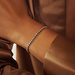 Isabel Bernard De la Paix Alfie 14 karat white gold tennis bracelet with diamond 0.36 carat