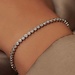 Isabel Bernard De la Paix Alfie 14 karat white gold tennis bracelet with diamond 0.36 carat