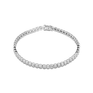 Isabel Bernard De la Paix Alfie 14 karat hvidguld tennisarmbånd | diamant 0.36 ct